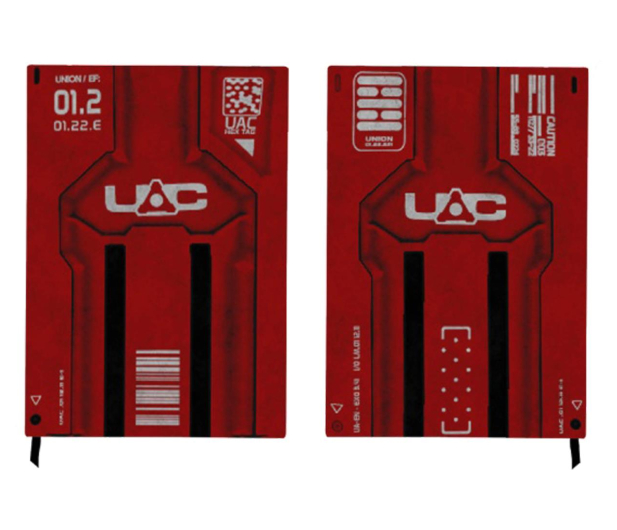 GAYA ENTERTAINMENT Zeszyt DOOM "UAC Keycard" - 602103 - zdjęcie